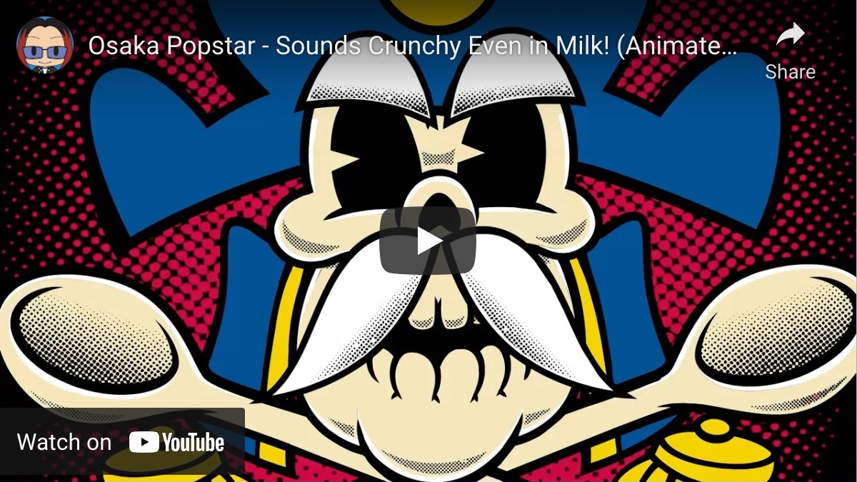 Osaka Popstar Sounds Crunchy Even in Milk!